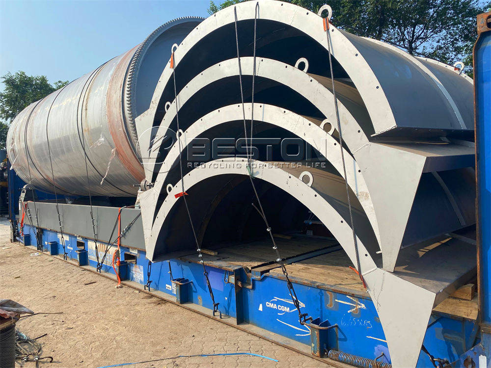 BLL-16連續式油泥處理設備發往烏干達